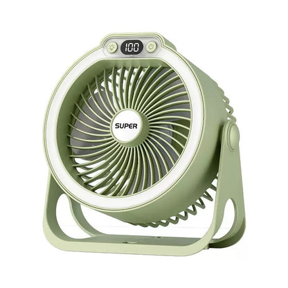 Damen Tragbarer Tischventilator mit LED Licht Brehn