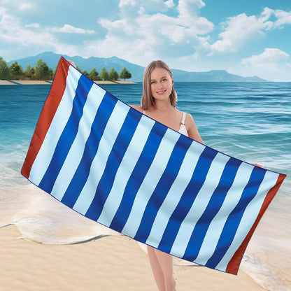 Damen Strandtuch mit maritimem Streifenmuster Brehn