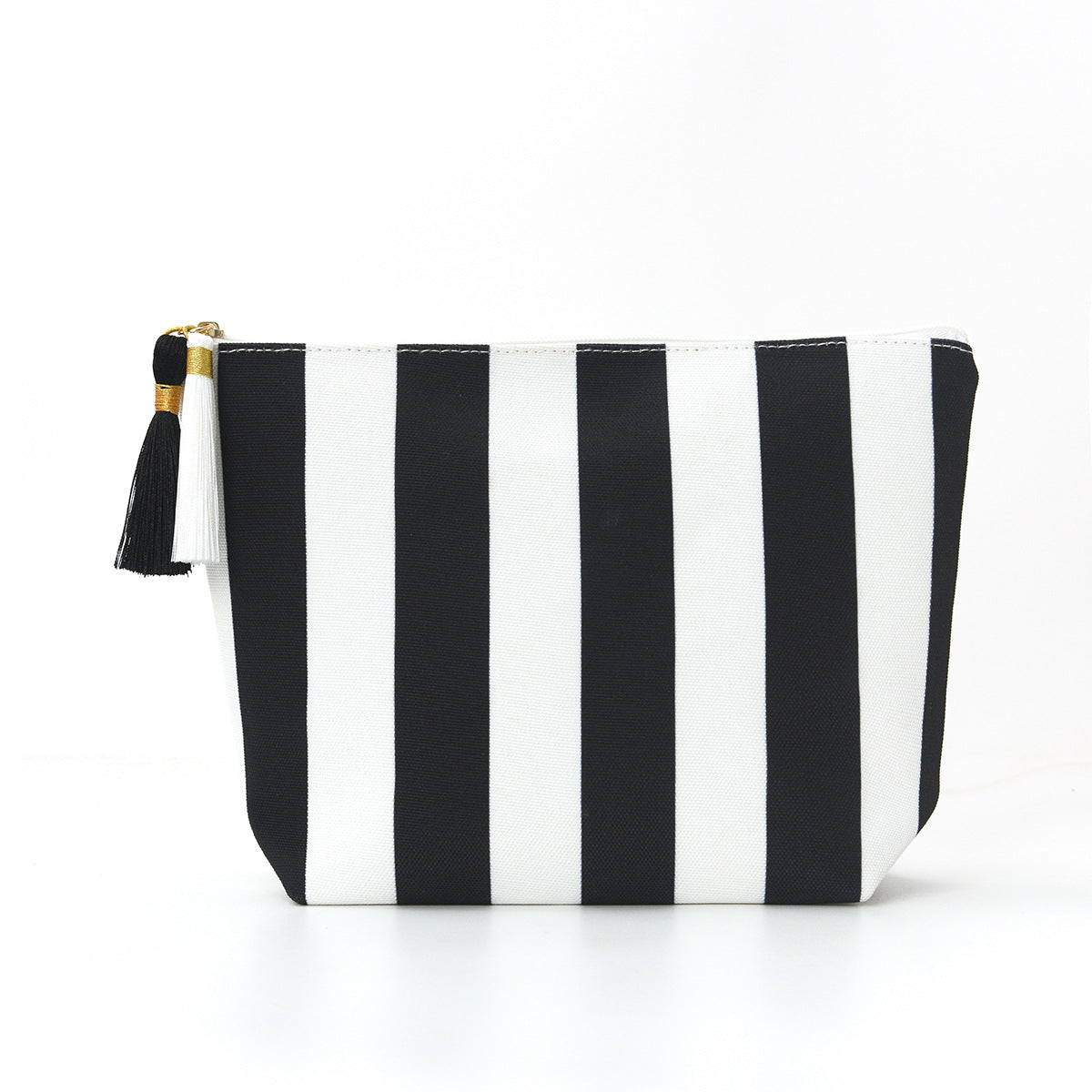 Kosmetiktasche mit Raffiniertem Streifenmuster Brehn