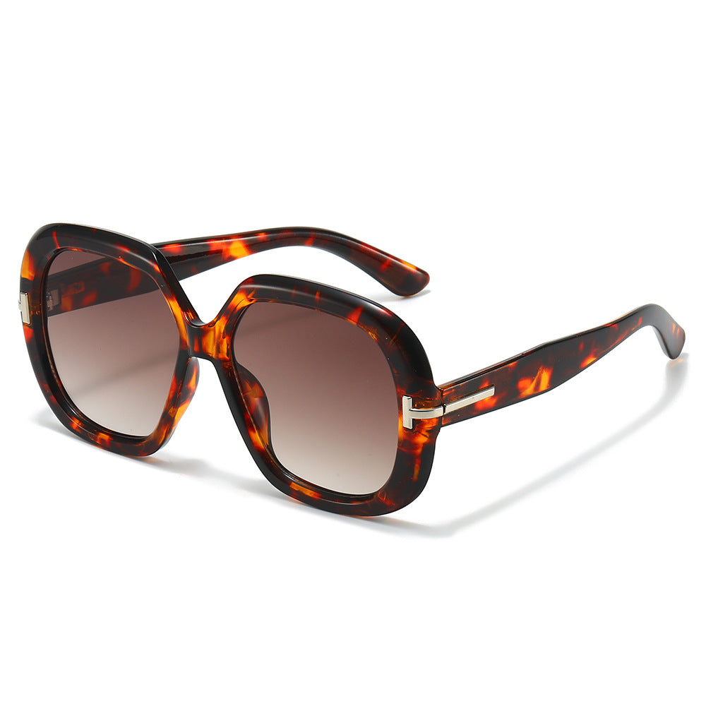 Oversized Schildpatt-Sonnenbrille Brehn