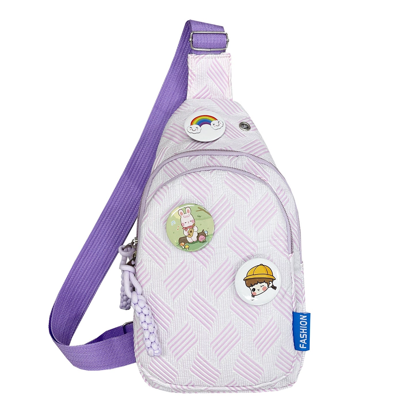 Fun gemusterte Sling Bag Brehn