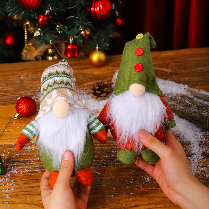 Dekorative Weihnachtsgnom Figur Brehn