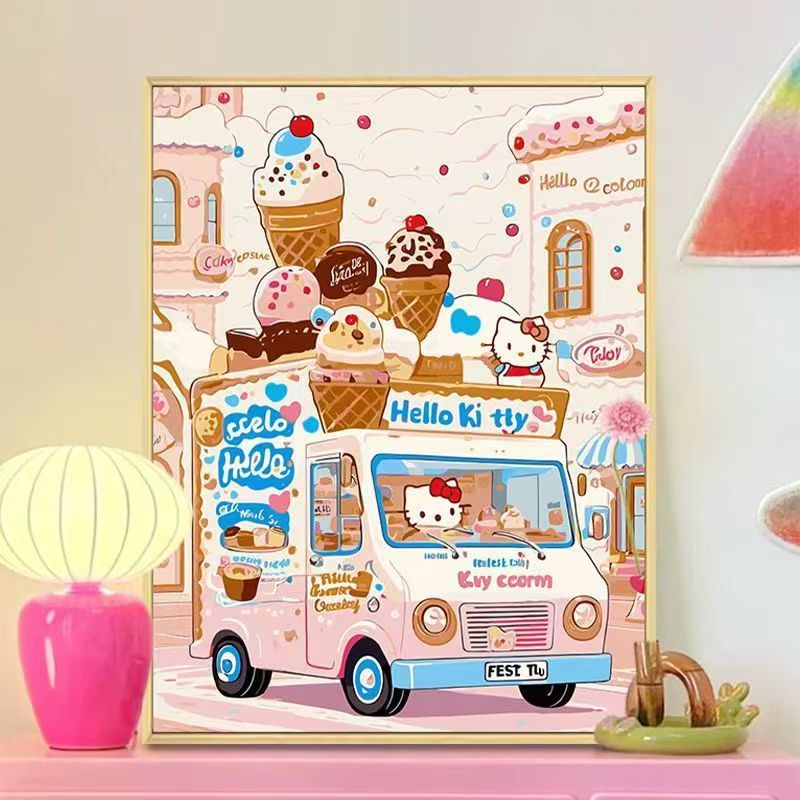Niedliches bäckerei-themed Wandkunstdruck Brehn