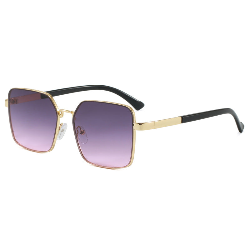 Damen modische Sonnenbrille im quadratischen Design mit gradienten Gläsern Brehn