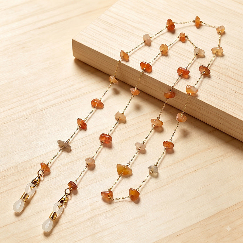 Multi-String Edelstein-Halskette Brehn