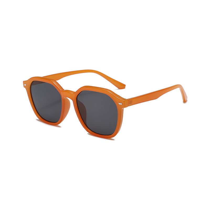 Damen stilvolle Sonnenbrille im modernen Polygonalen Design Brehn