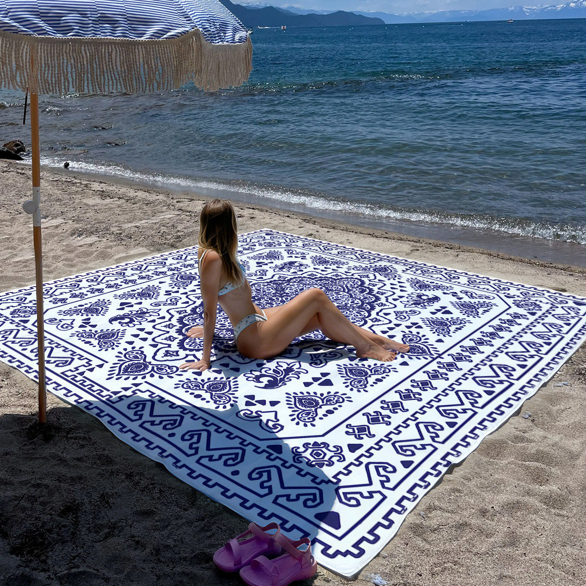 Mandala Design Strandmatte Brehn