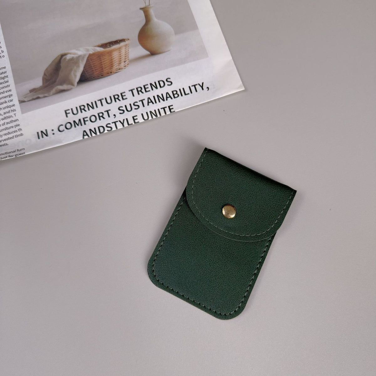 Premium Leder Kartenetui Brehn
