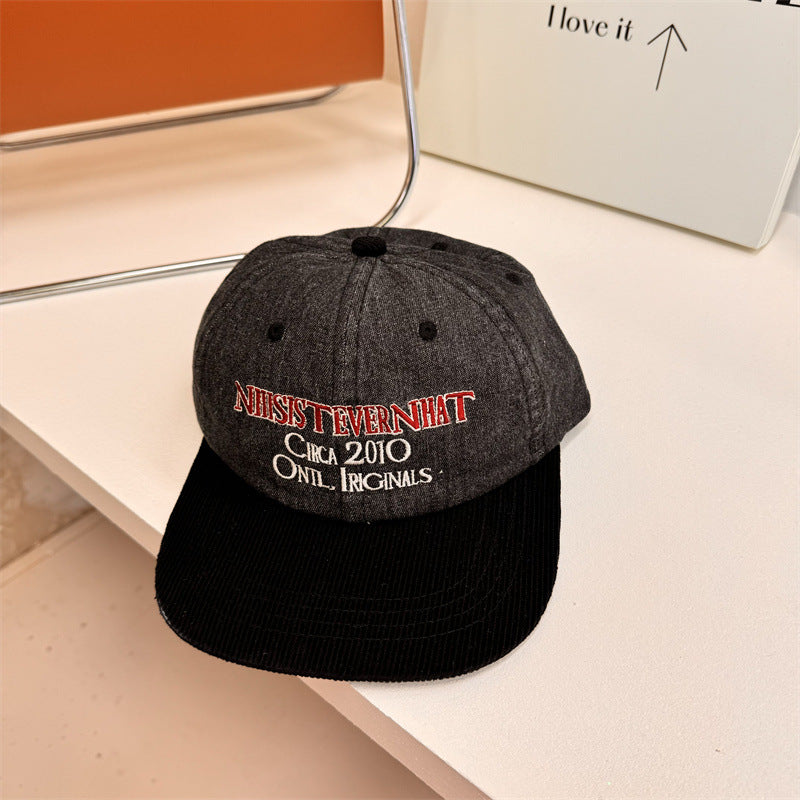 Männer Vintage-inspirierte bestickte Baseballmütze Brehn