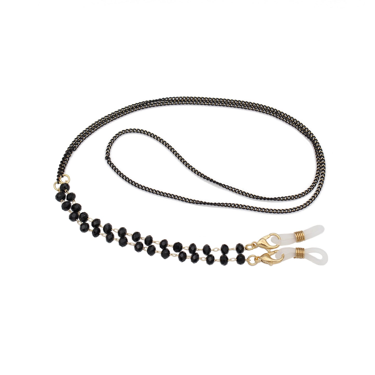 Elegante Perlen-akzentuierte Brillenbandkette Brehn