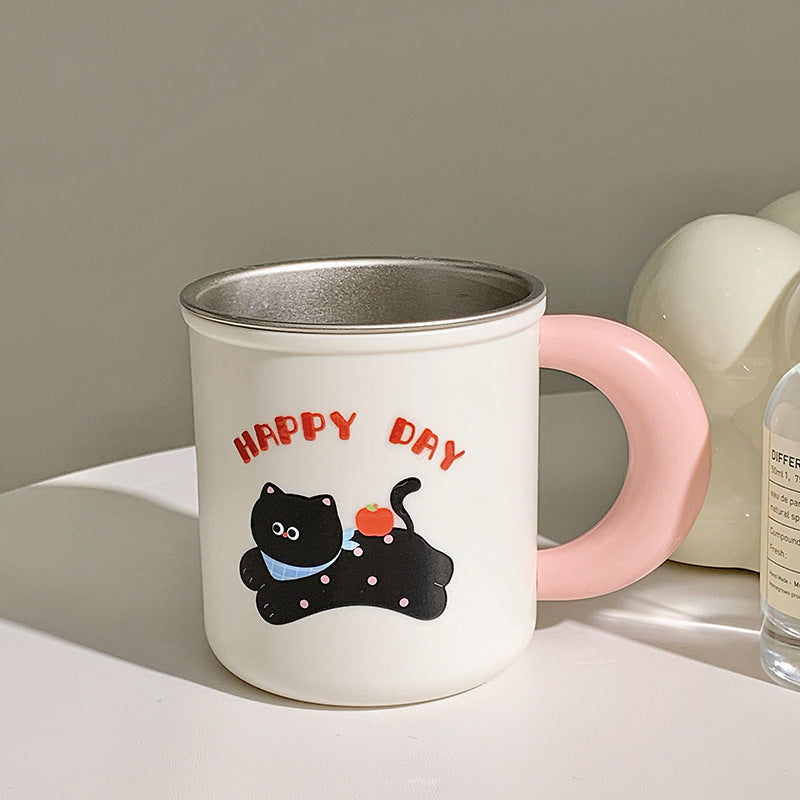 Isolierte Trinkbecher mit Fröhlichem Hunde-Design Brehn