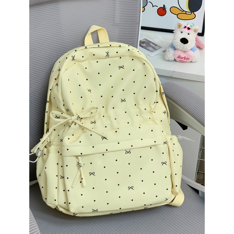 Stylische Polka Dot Freizeit Rucksack Brehn