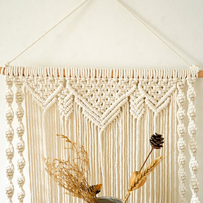 Macramé Wandhängendes Regal-Organizer Brehn