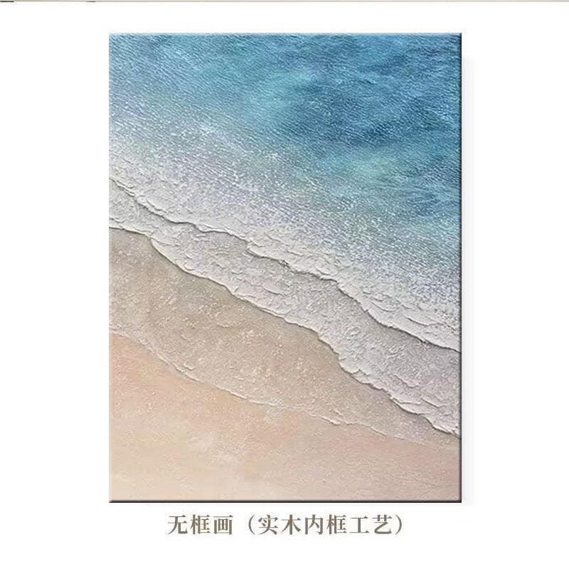 Texturierte Küstenwelle Wandkunst
