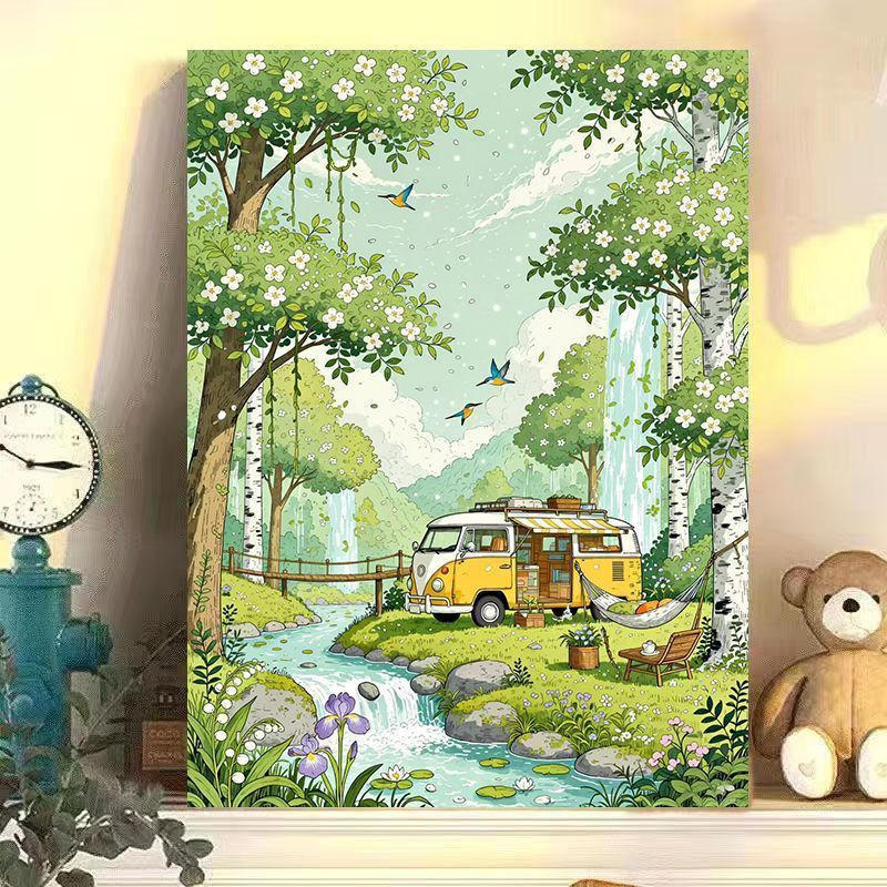 Verzauberte Wald Abenteuer Wandkunst Brehn