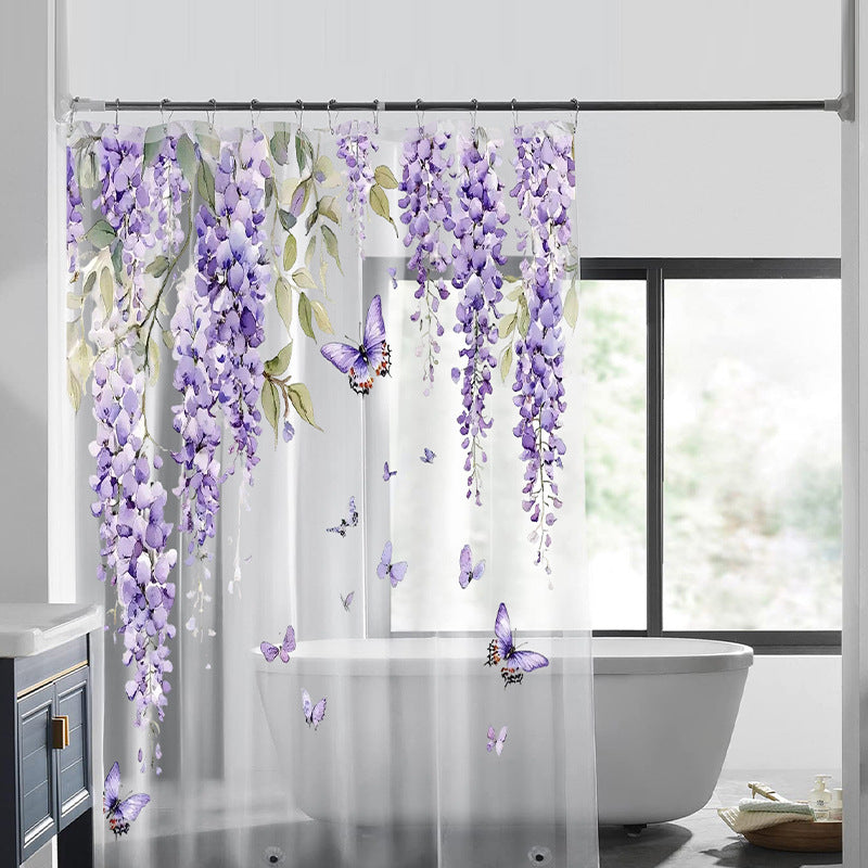 Florale Wisteria Duschvorhang Brehn