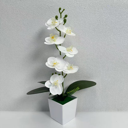Realistische künstliche Orchideenblütenarrangement für die Innenausstellung