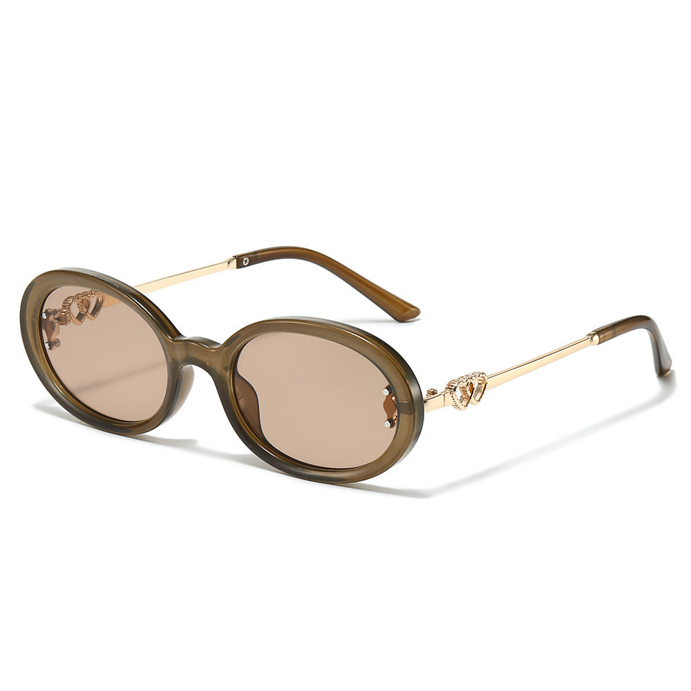 Elegante Shield Sonnenbrille mit dekorativen Metalldetails Brehn