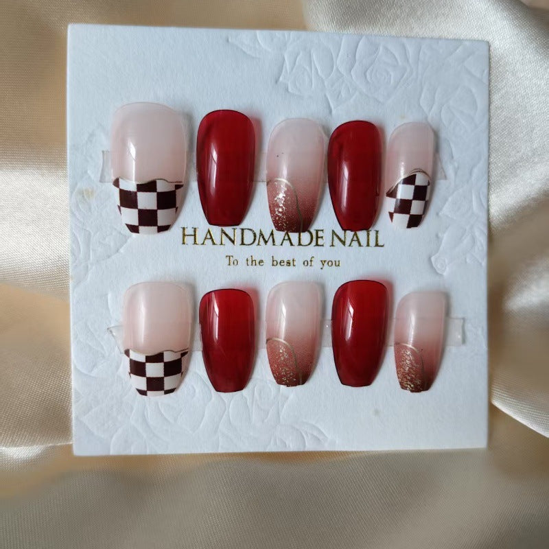 Kunstnagel-Set mit fröhlichem Frühlingsdesign Brehn