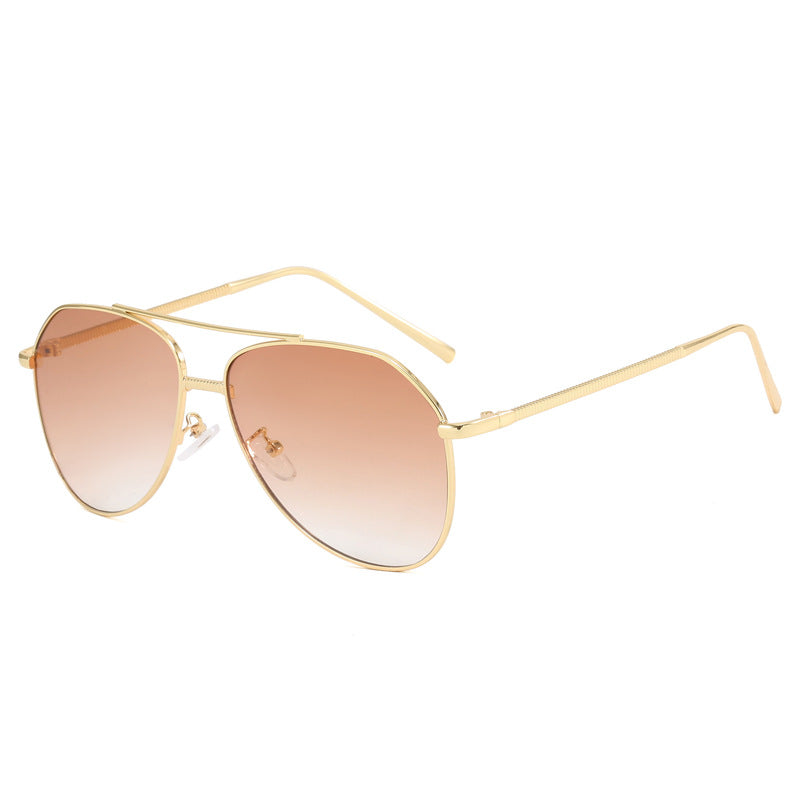 Damen trendige Aviator Sonnenbrille mit dezentem Farbverlauf Brehn