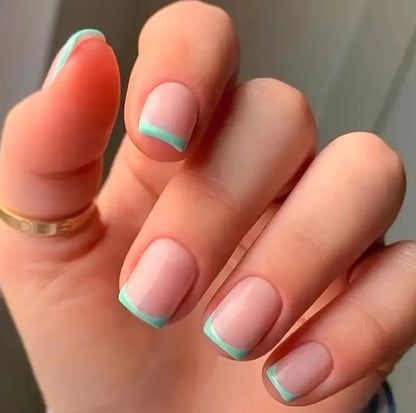 Elegante französische Spitzen-Acryl-Nagelverstärkungen Brehn 1789915301