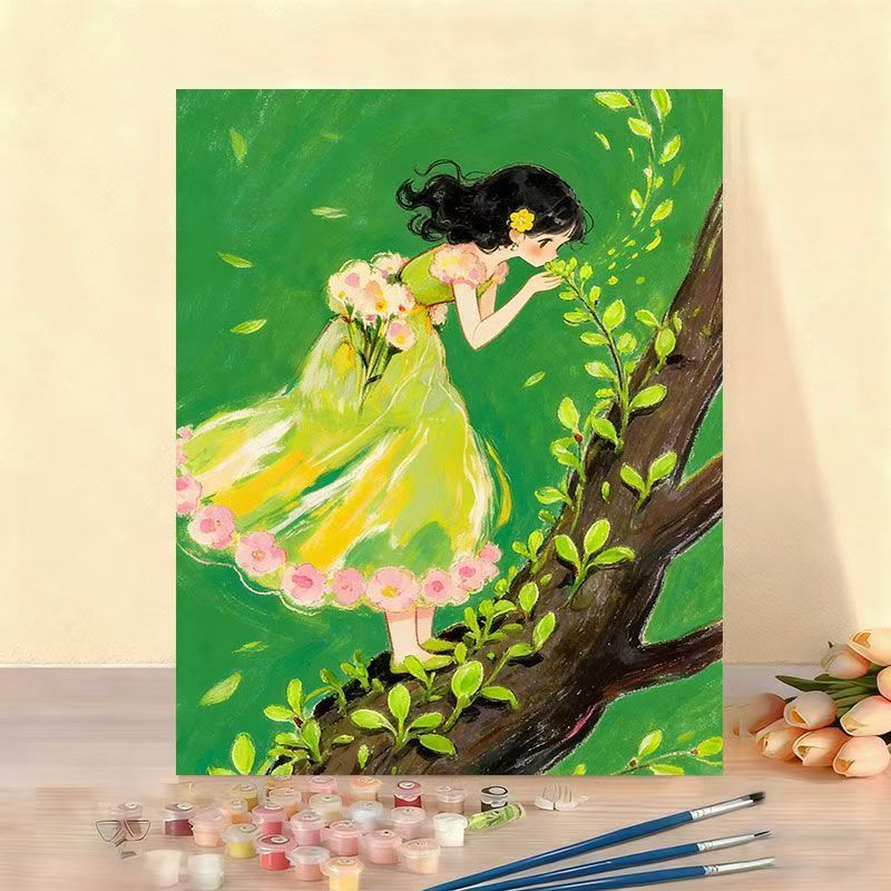 DIY Märchen Leinwand Malset Brehn