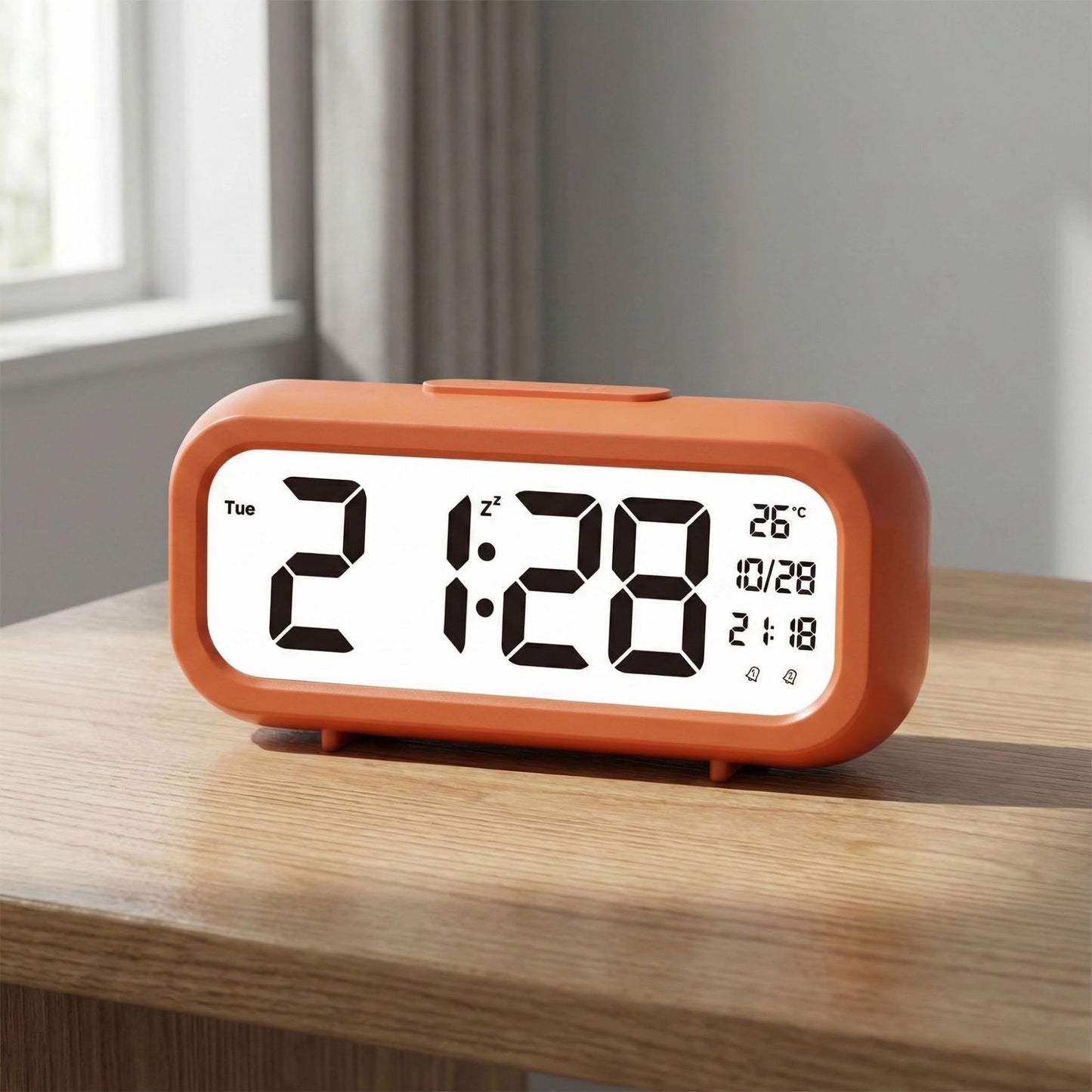 Digitaler Wecker mit Temperaturanzeige und Großem Led-Display Brehn