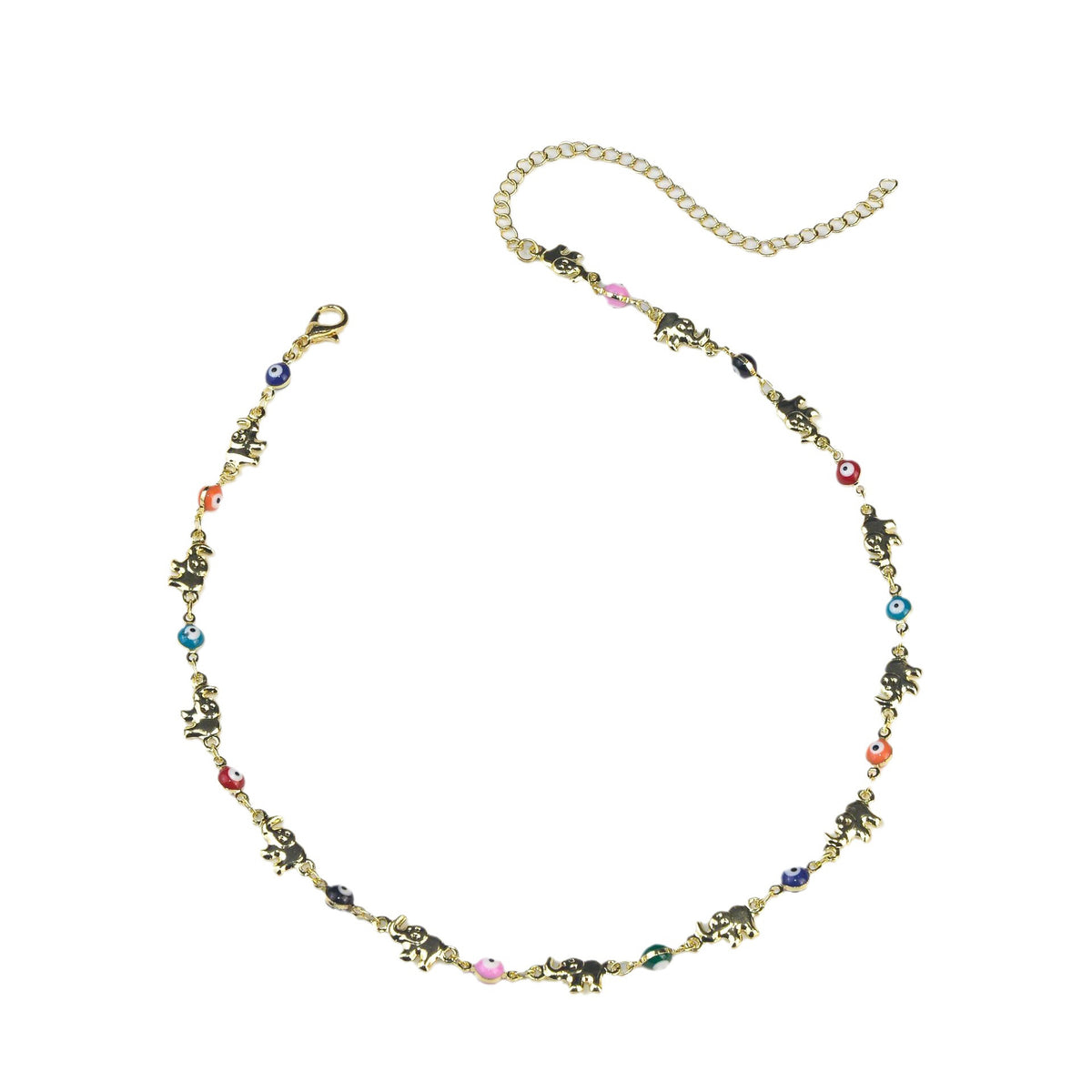 Bunte Elefant Charm Brillen Kette Brehn