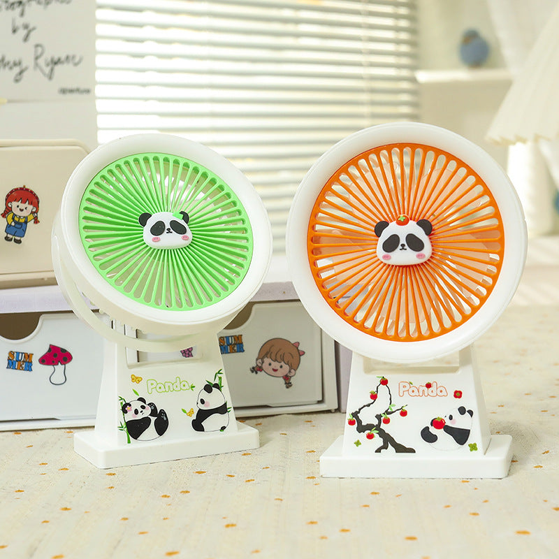 Damen Tragbarer Mini-Ventilator mit süßem Pandamotiv Brehn