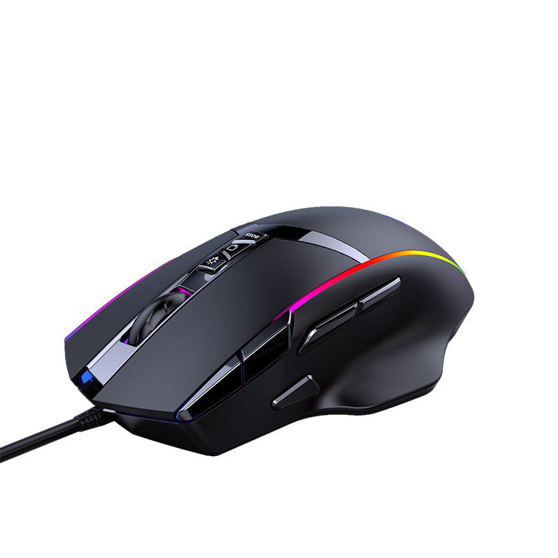 Hochpräzisions-Gaming-Maus mit anpassbaren RGB-Beleuchtungseffekten Brehn