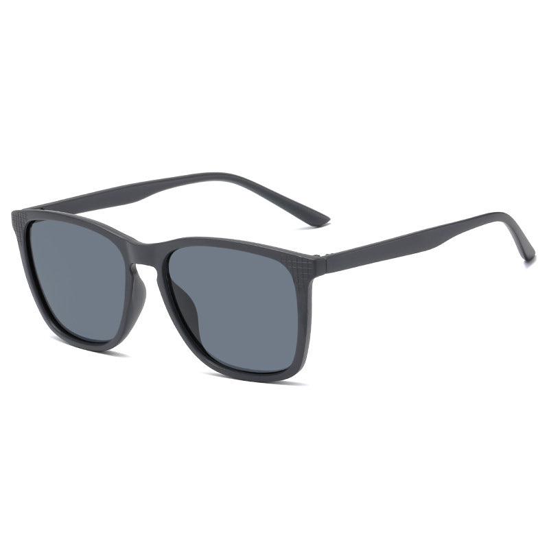 Damen stilvolle Sonnenbrille mit modernem, kantigem Rahmen Brehn