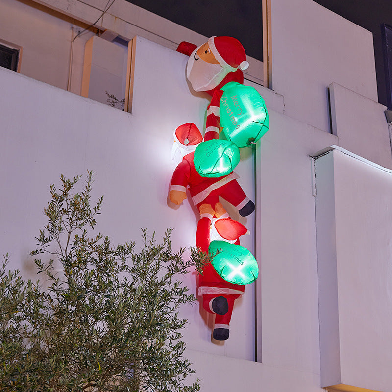 Aufblasbarer Weihnachtsmann mit Geschenken Brehn