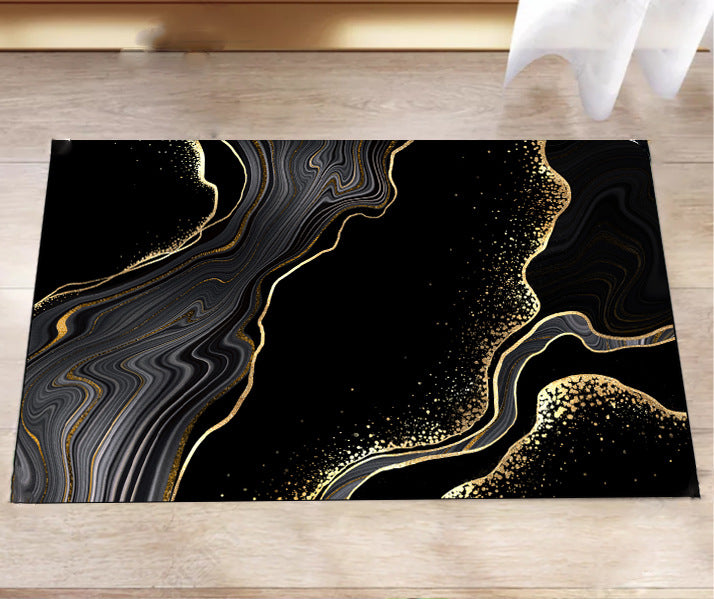 Luxuriöse abstrakte Design-Badezimmermatte Brehn