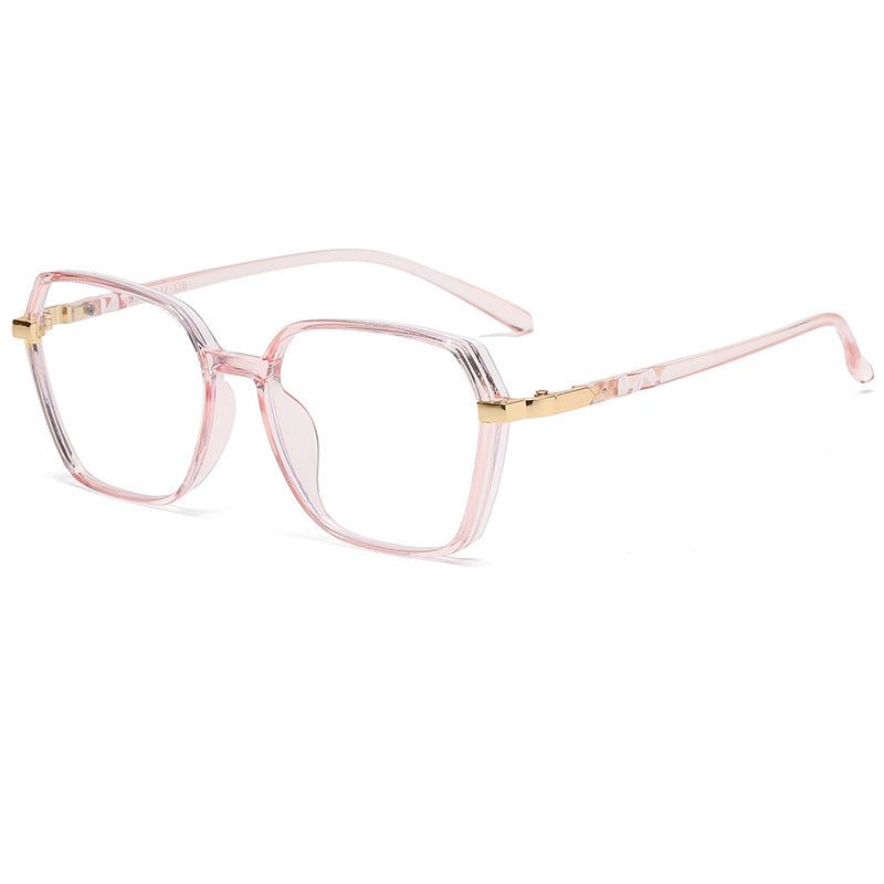 Damen modische quadratische Lesebrille mit goldenen Akzenten Brehn