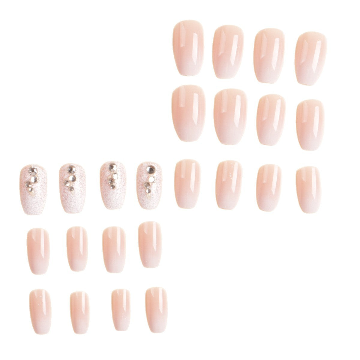 Elegante Ombre Nagel Kunstverlängerungen Brehn
