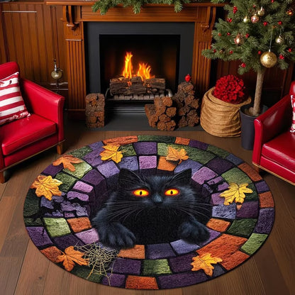 Halloween-Themen 3D-Optische Illusions-Teppich