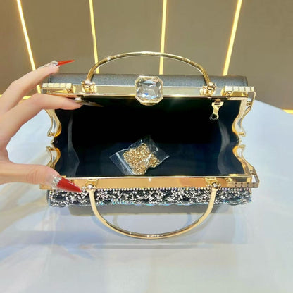 Luxuriöse Strass Abendhandtasche