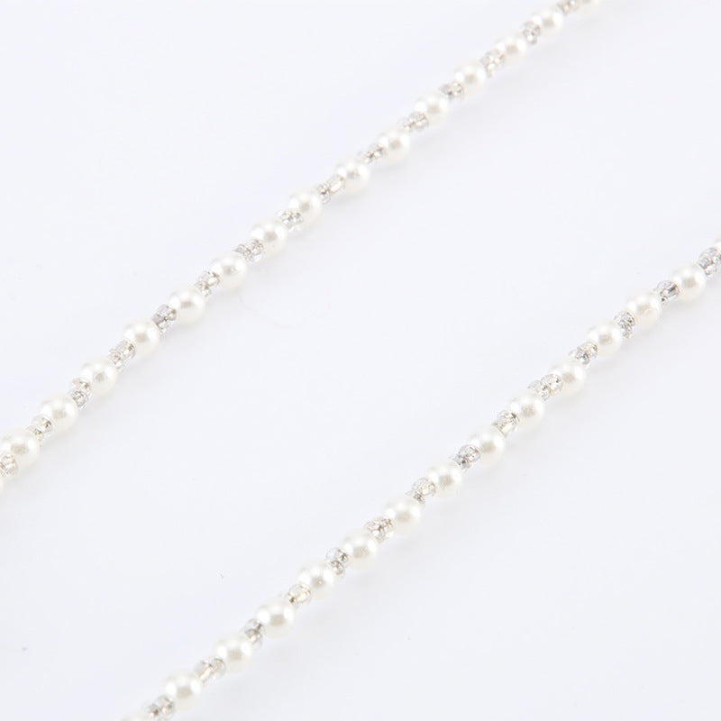 Elegante Perlen Brille Kette Brehn