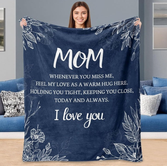 Sentimentale Nachricht Wurfdecke