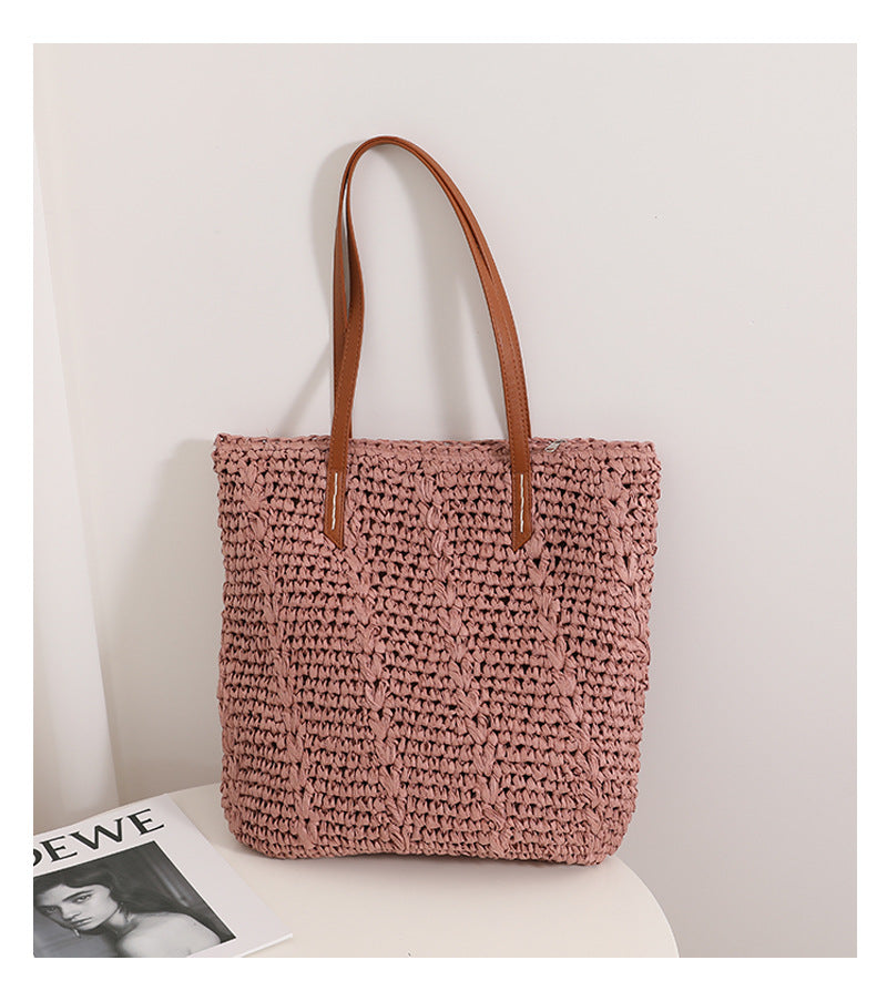 Damen Handgefertigte Baumwoll-Strandtasche Brehn