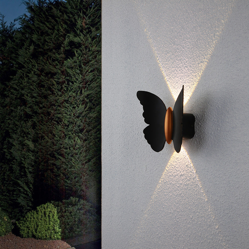Kreative Schmetterlingsform Außenpatio LED Wandleuchte | Brehn