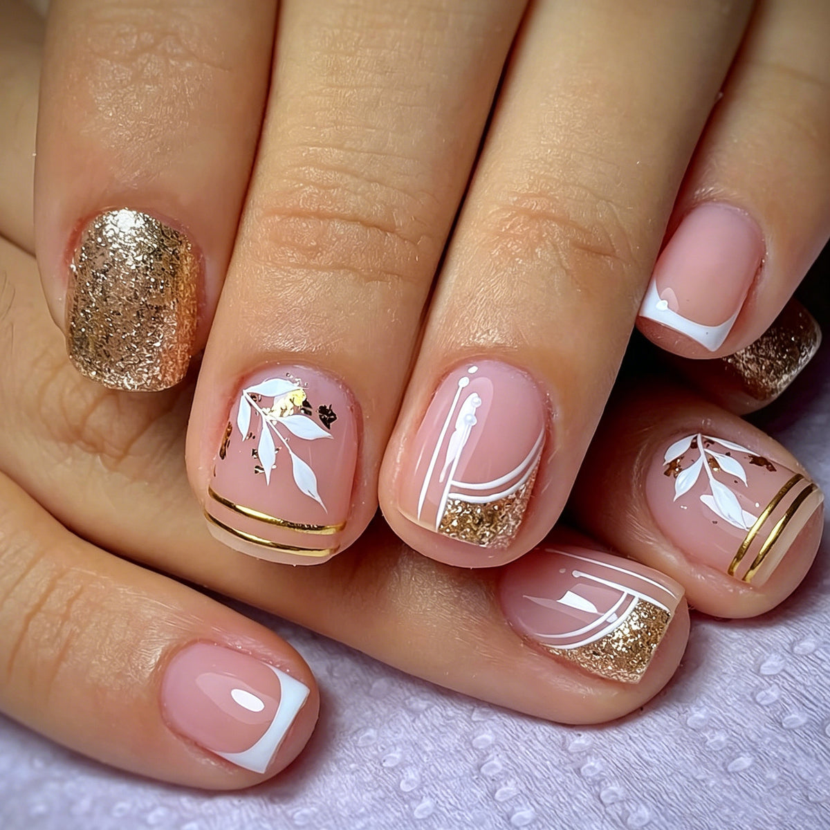 Elegante dekorative Acryl-Nagelkunst-Verzierungen Brehn