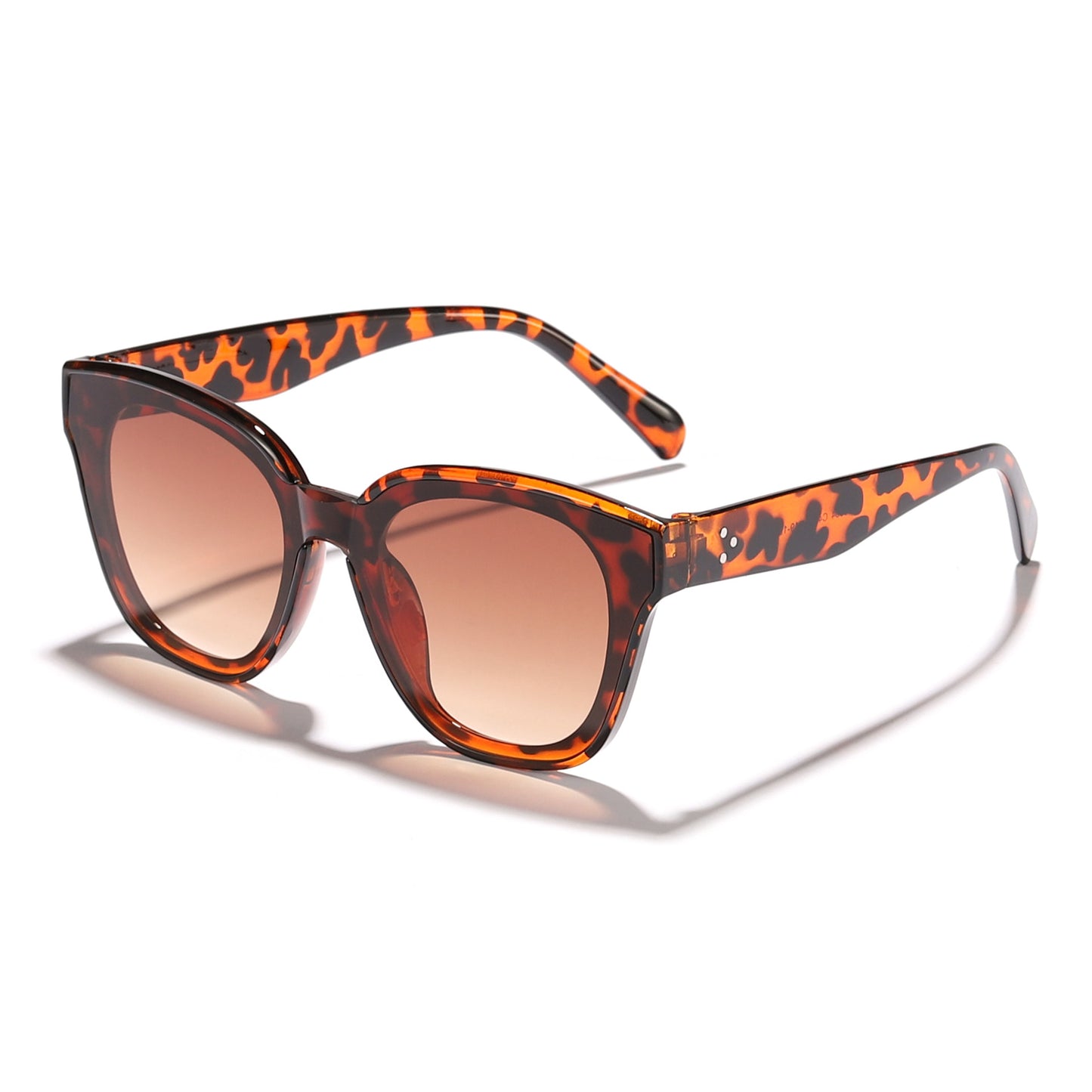 Damen modische Sonnenbrille mit breitem Rahmen und sanften Gläsern Brehn