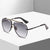Damen Oversized Piloten-Sonnenbrille mit verstellbaren Nasenpolstern und hochwertigem Metallrahmen Brehn