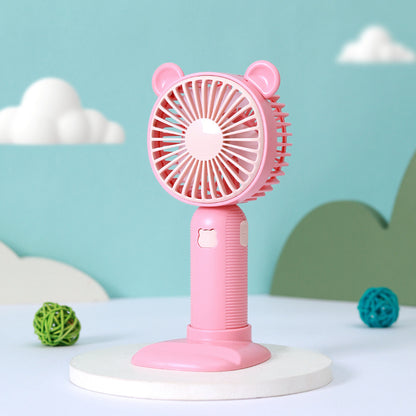 Unisex Tragbarer Tischventilator im niedlichen Bären-Design Brehn