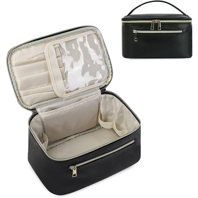 Damen Kosmetiktasche mit Fächern Brehn