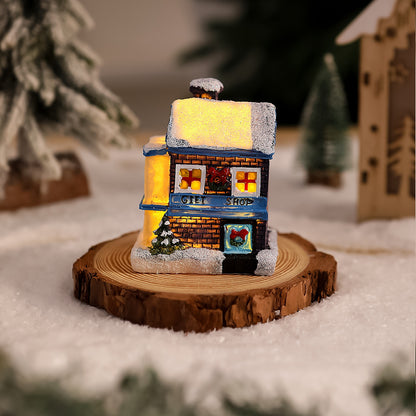 Nostalgische Weihnachtsdorf-Haus-Dekoration Brehn
