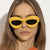 Damen Modische Cat-Eye Sonnenbrille mit einzigartigem Design Brehn