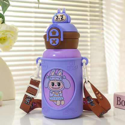 Damen Motivierende Trinkflasche mit Tragesystem von Brehn