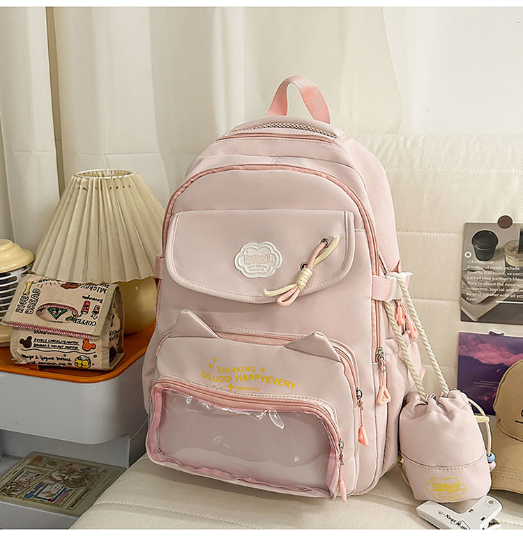 Kat-Design Multi-Taschen Schulrucksack Brehn